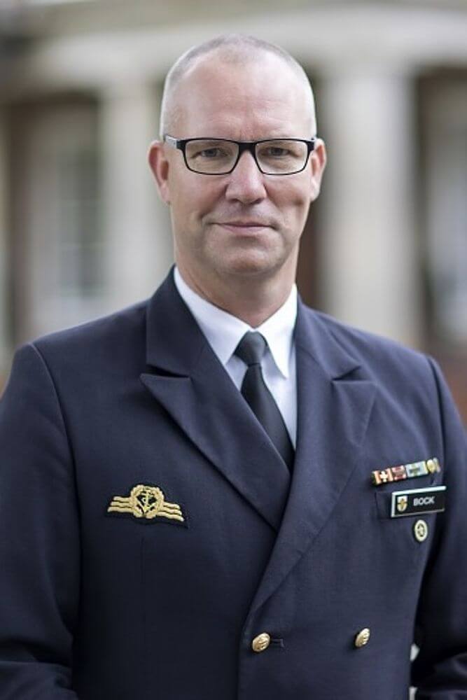 admirał flotylli Christian Bock, przewodniczący DMI, Niemieckiego Instytutu Morskiego